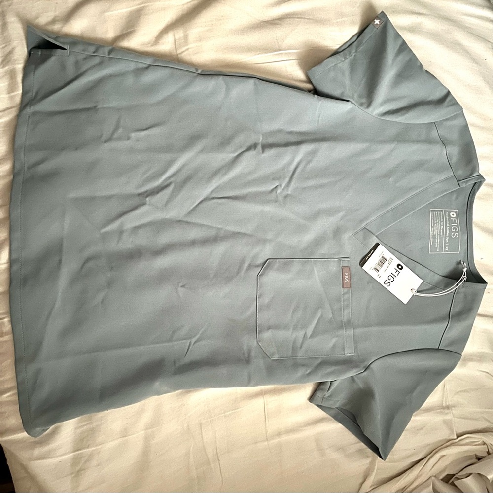FIGS Dusty Blue Scrub Set